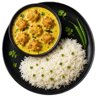 Kadhi Pakora Rice